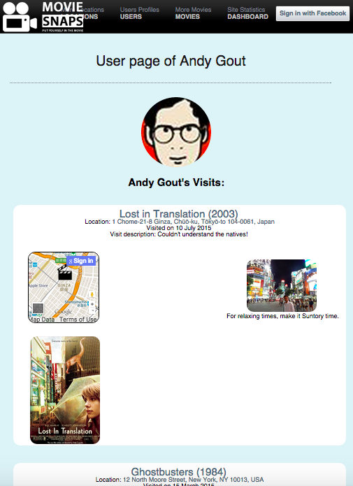 Movie-Snaps User Page