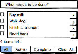 To Do List Balsamiq Mockup