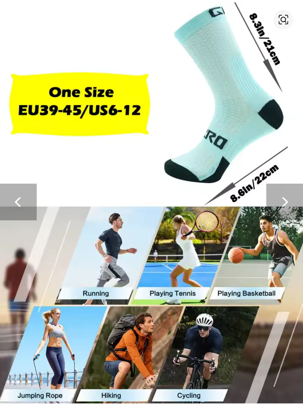 Medias deportivas GKRO foto 5