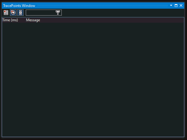 TracePoint Window in Visual Studio 2019 in action