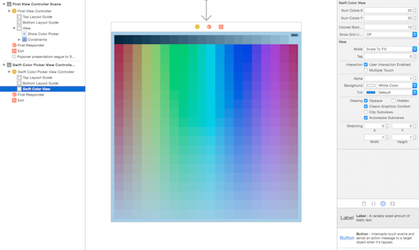 SwiftColorView in InterfaceBuilder