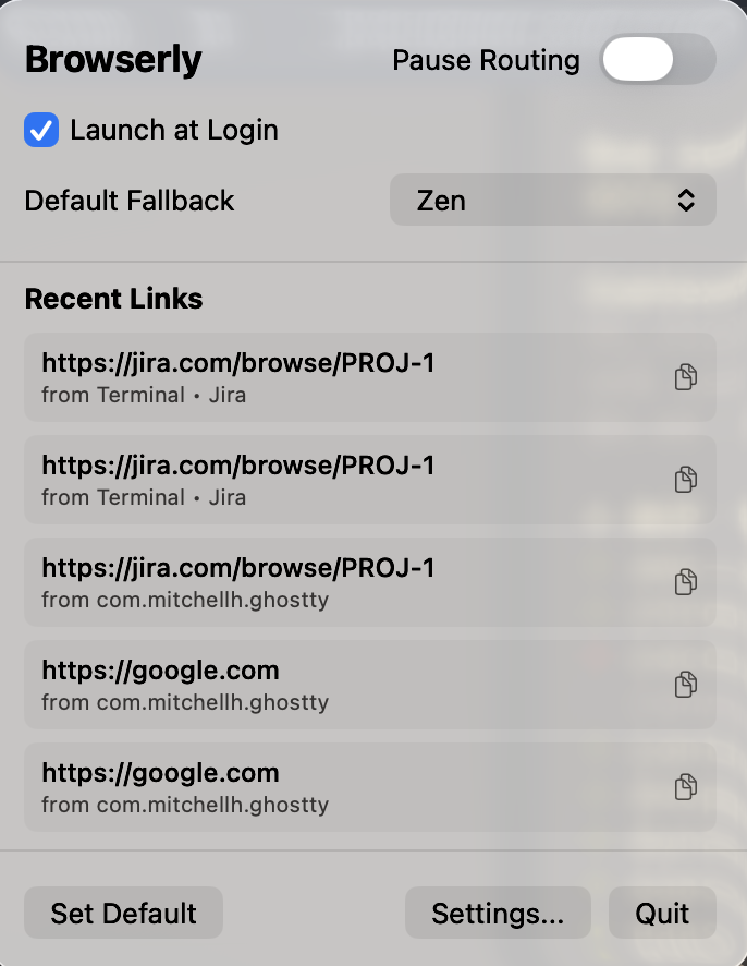 Browserly screenshot 1