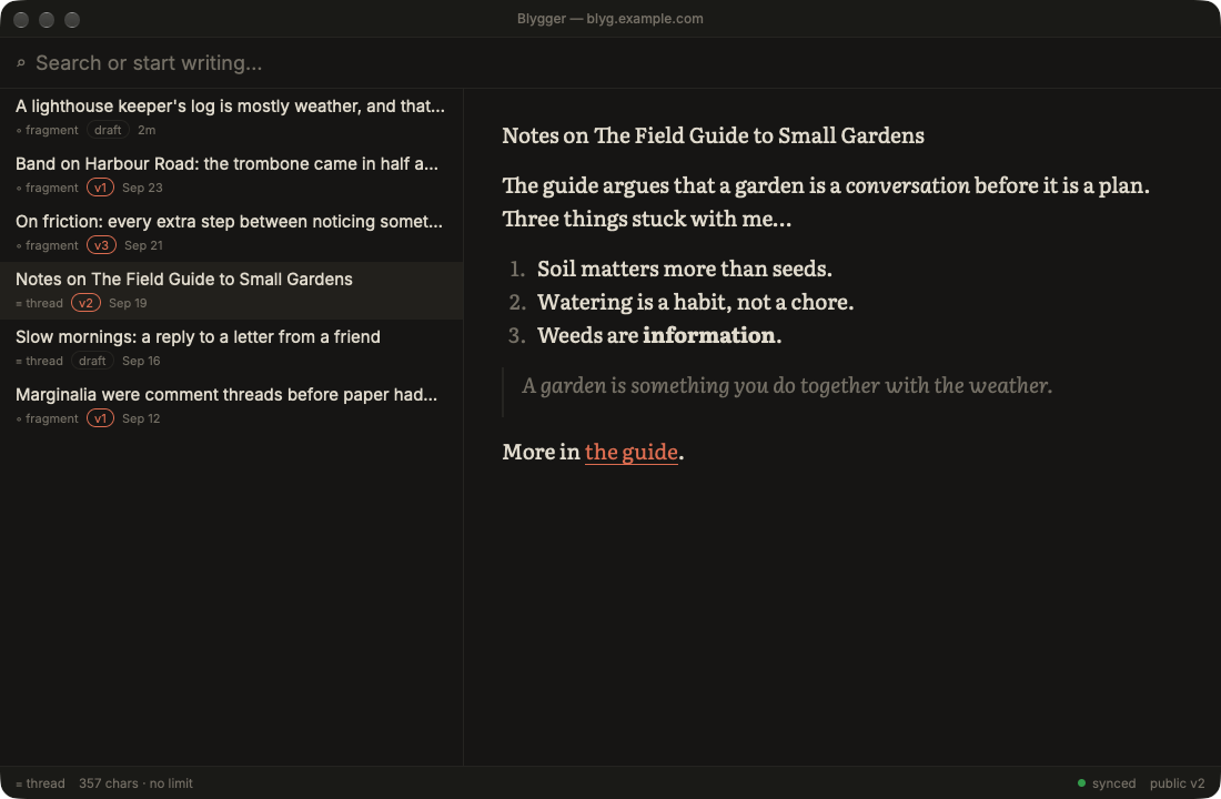 Dark theme