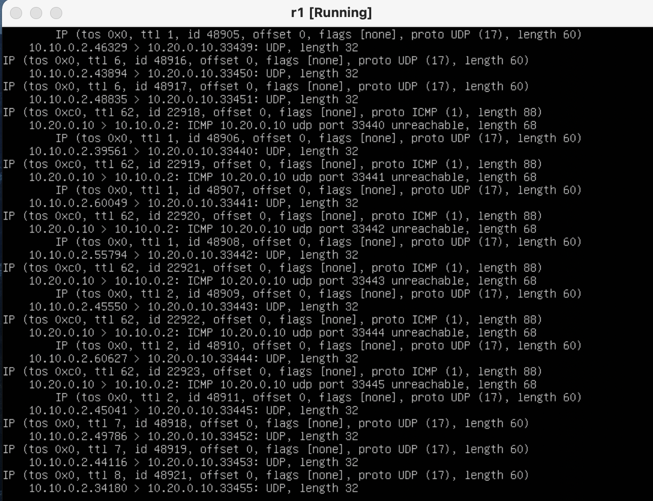 traceroute