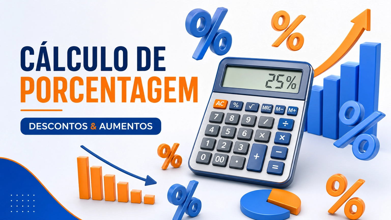 Calculadora de Porcentagem Online: Como Calcular Descontos e Aumentos