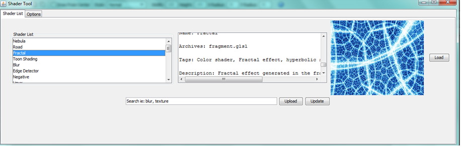 Shader Tool Interface