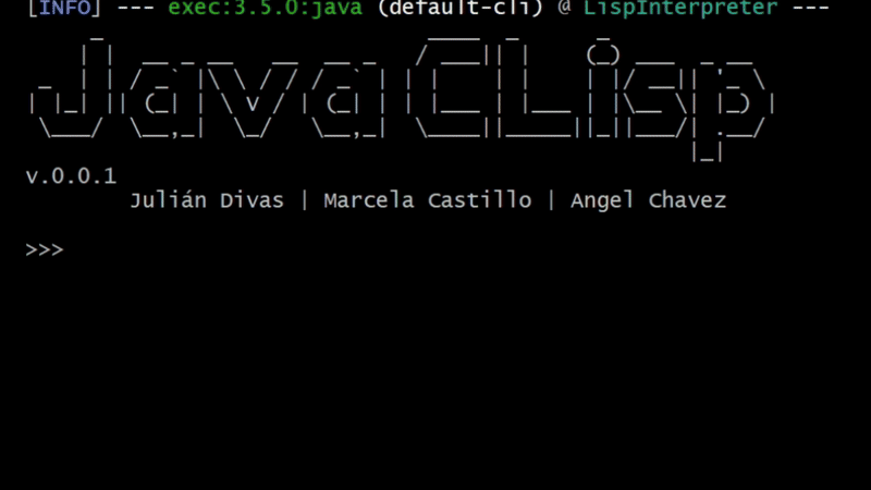 Preview de LISP INTERPRETER
