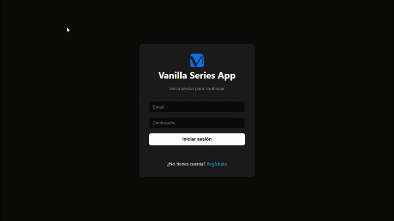 Preview de SERIES APP