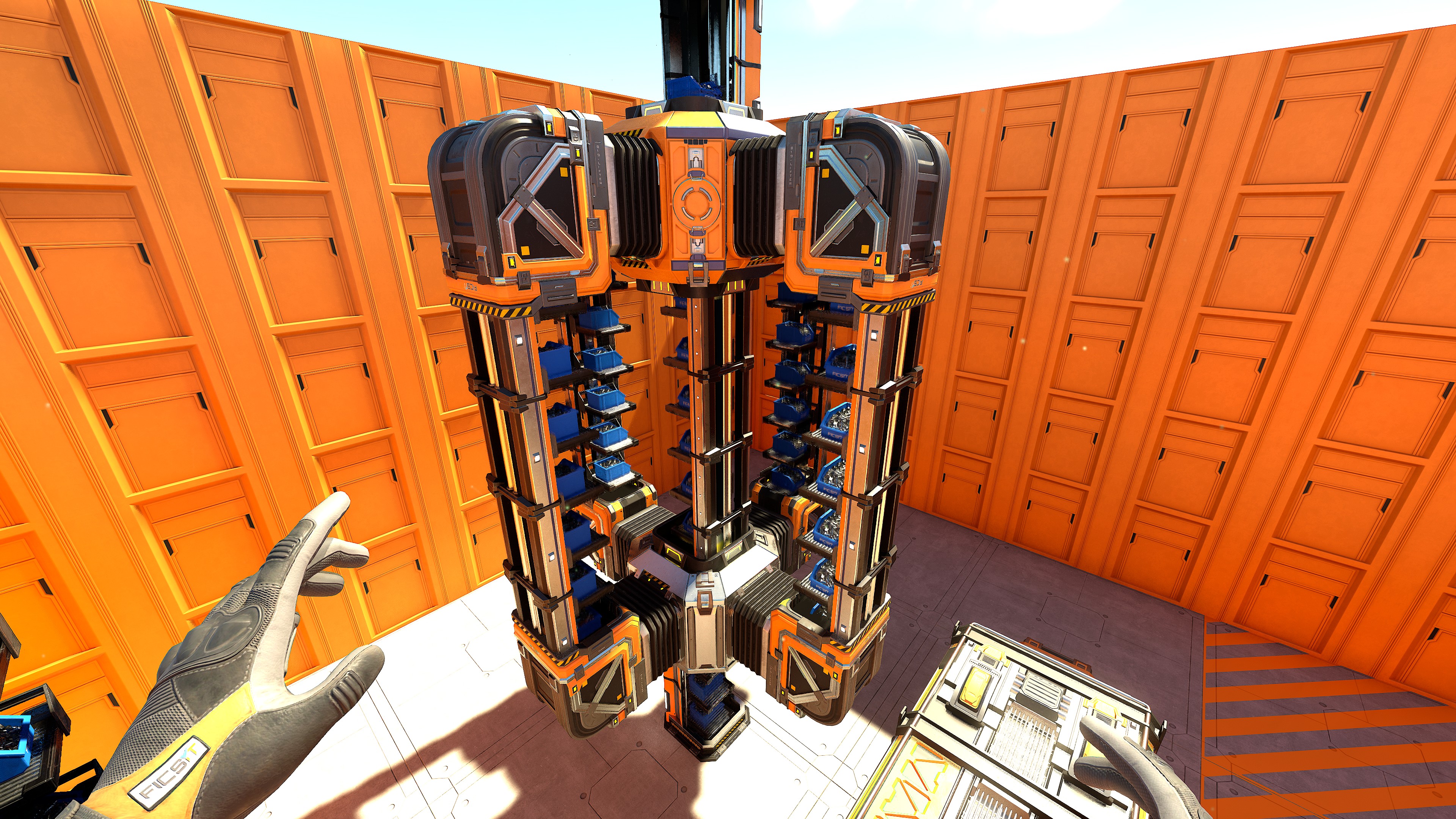 5:1 splitters and mergers stacked on lifts