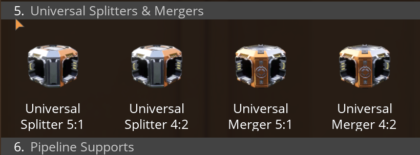Build menu