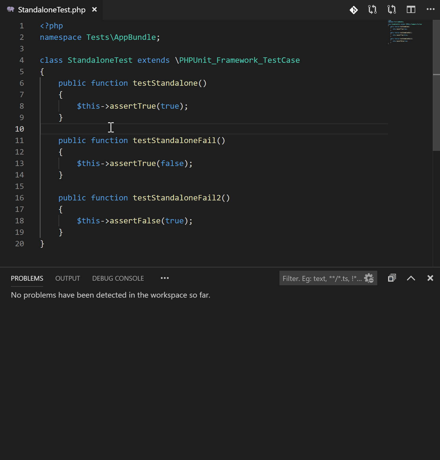 vscode-phpunit-test-class