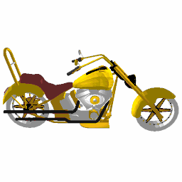 TexturedMesh Motorbike3