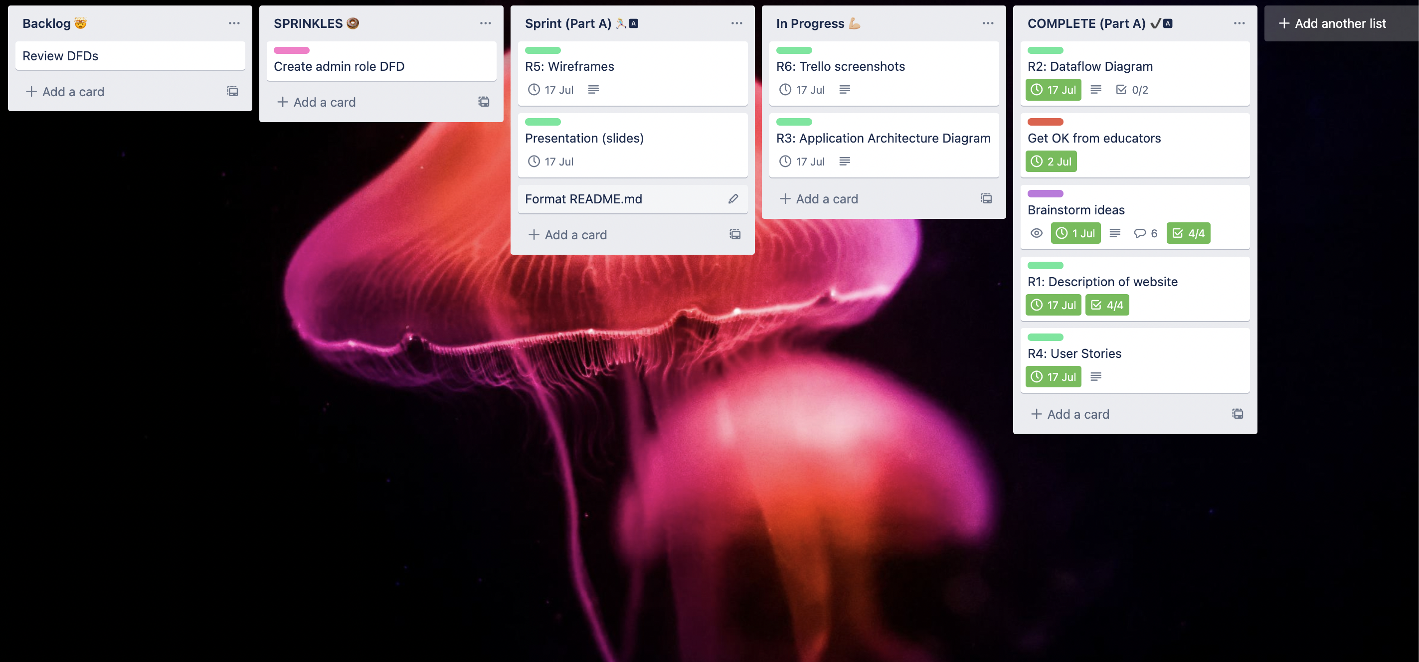 Trello screenshot 6