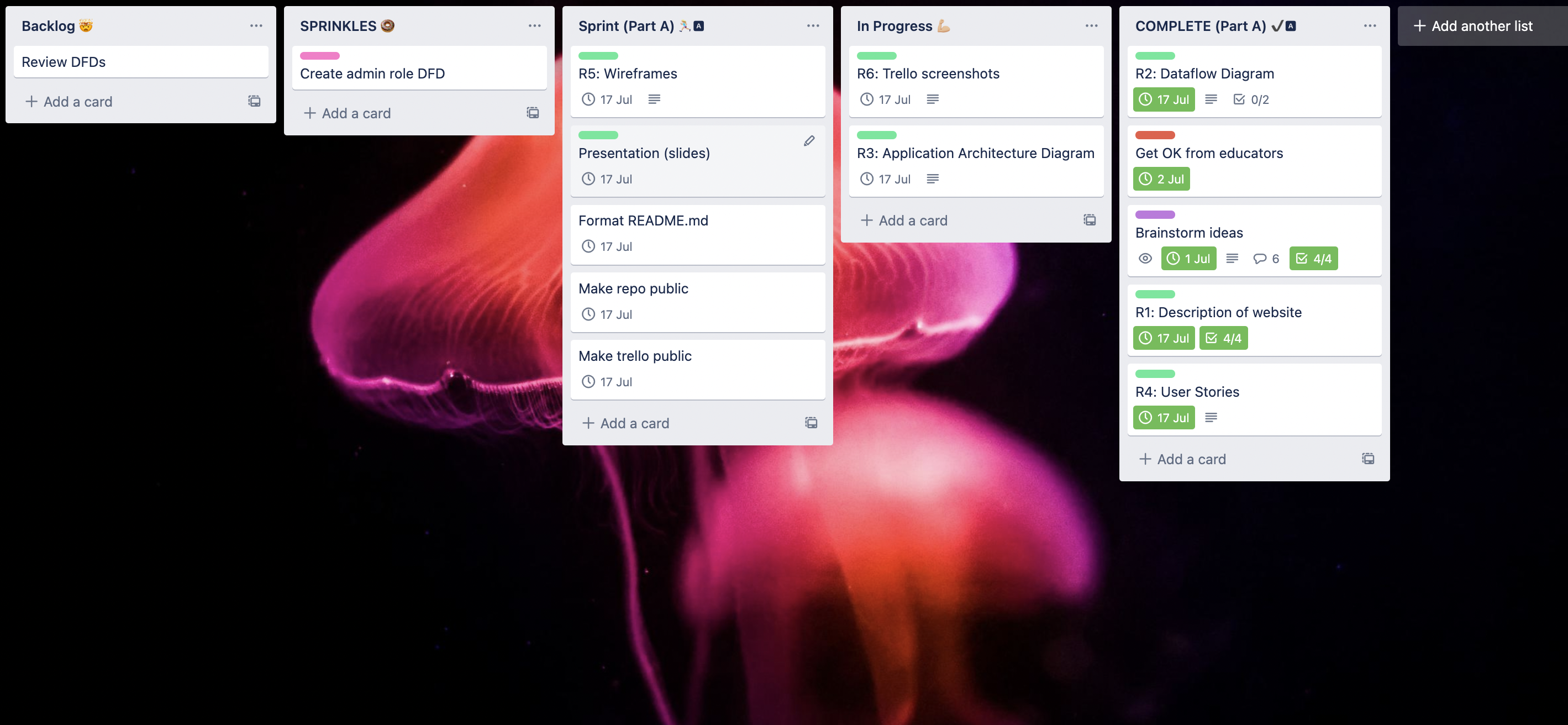 Trello screenshot 7