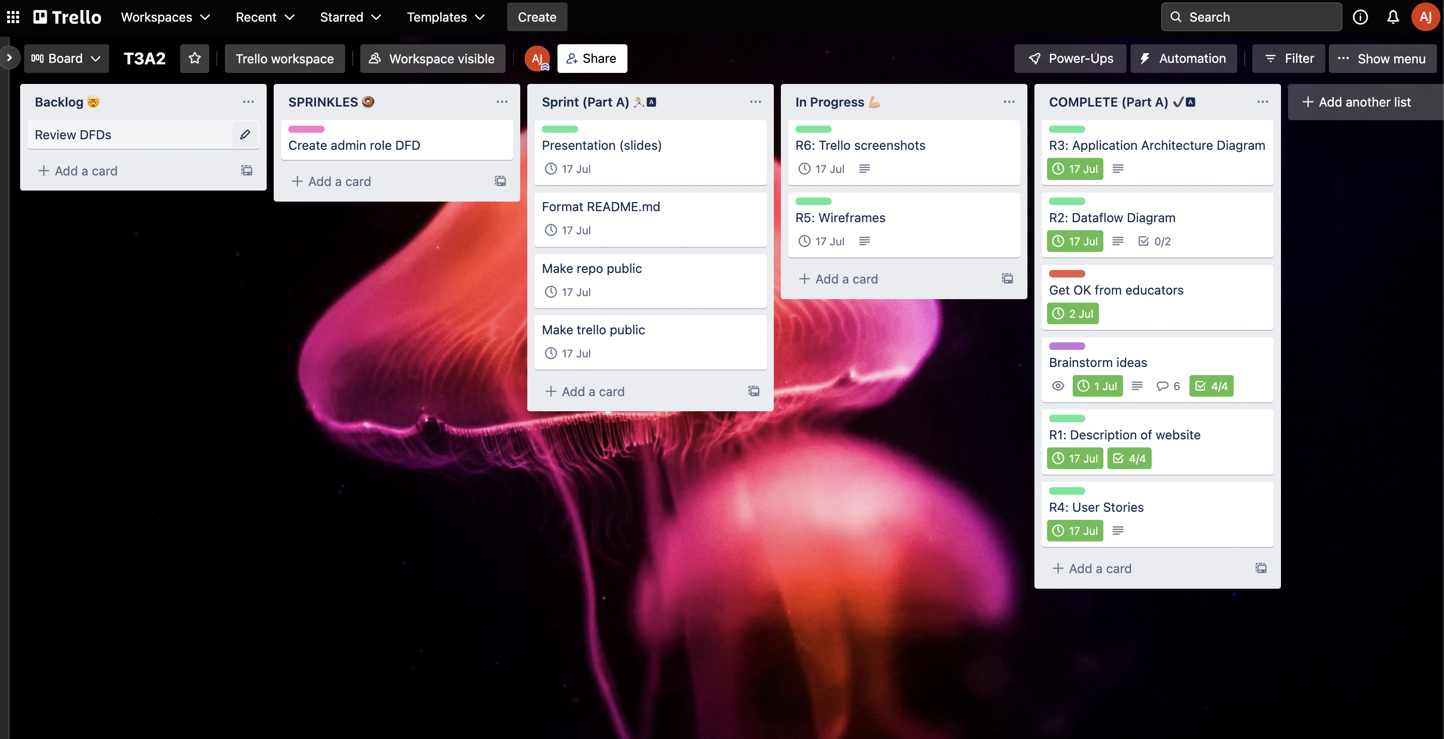 Trello screenshot 8