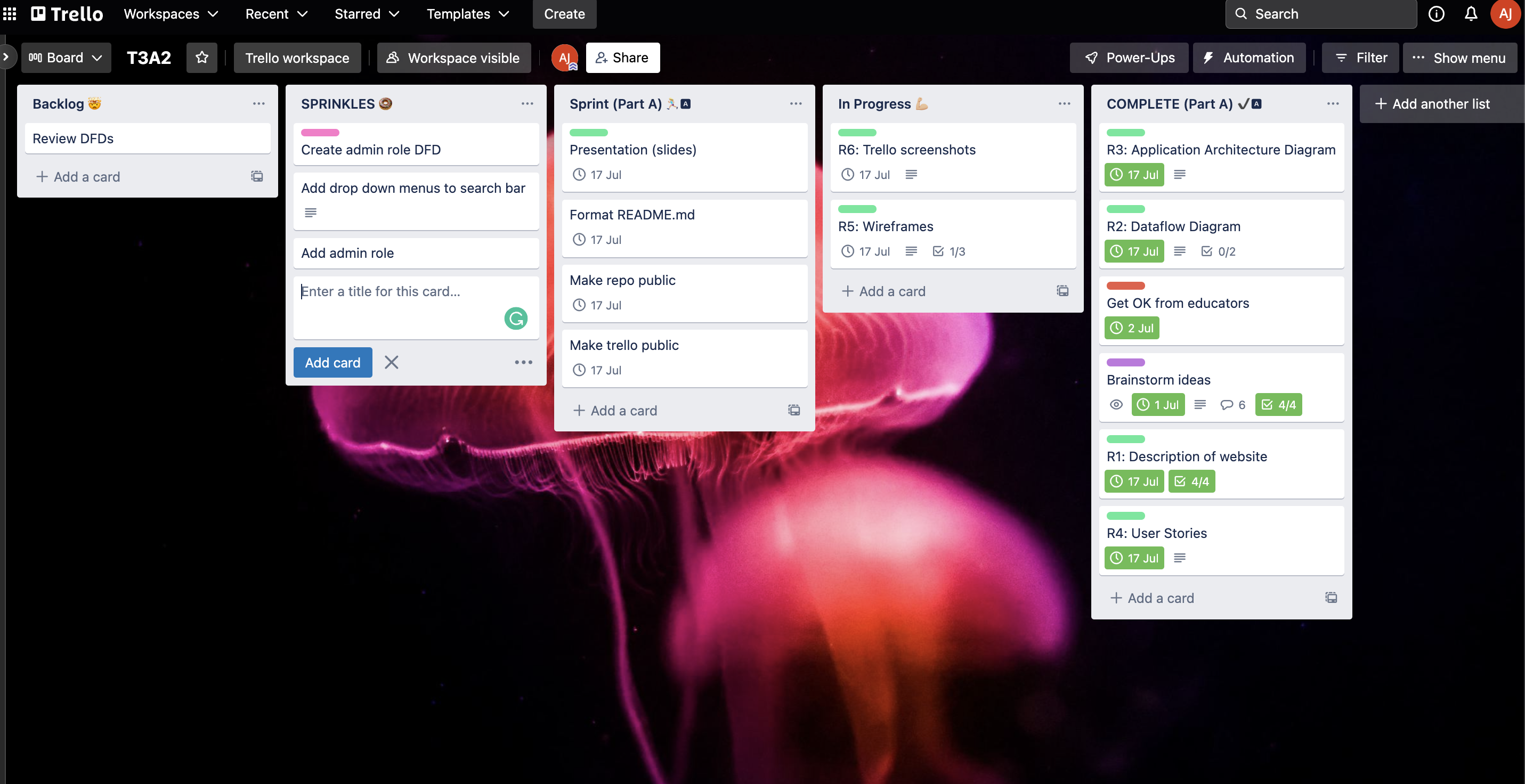 Trello screenshot 12