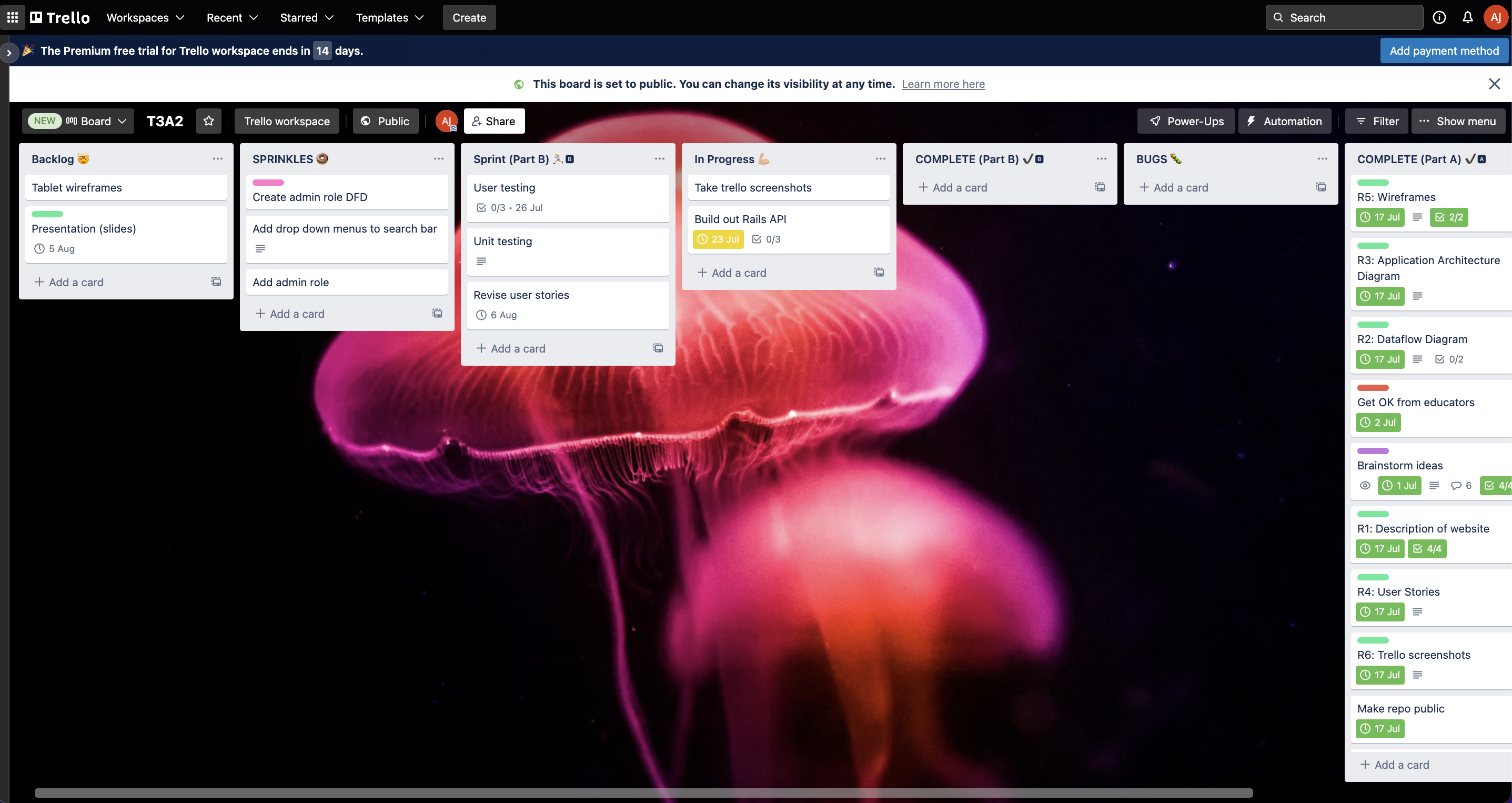 Trello screenshot 14