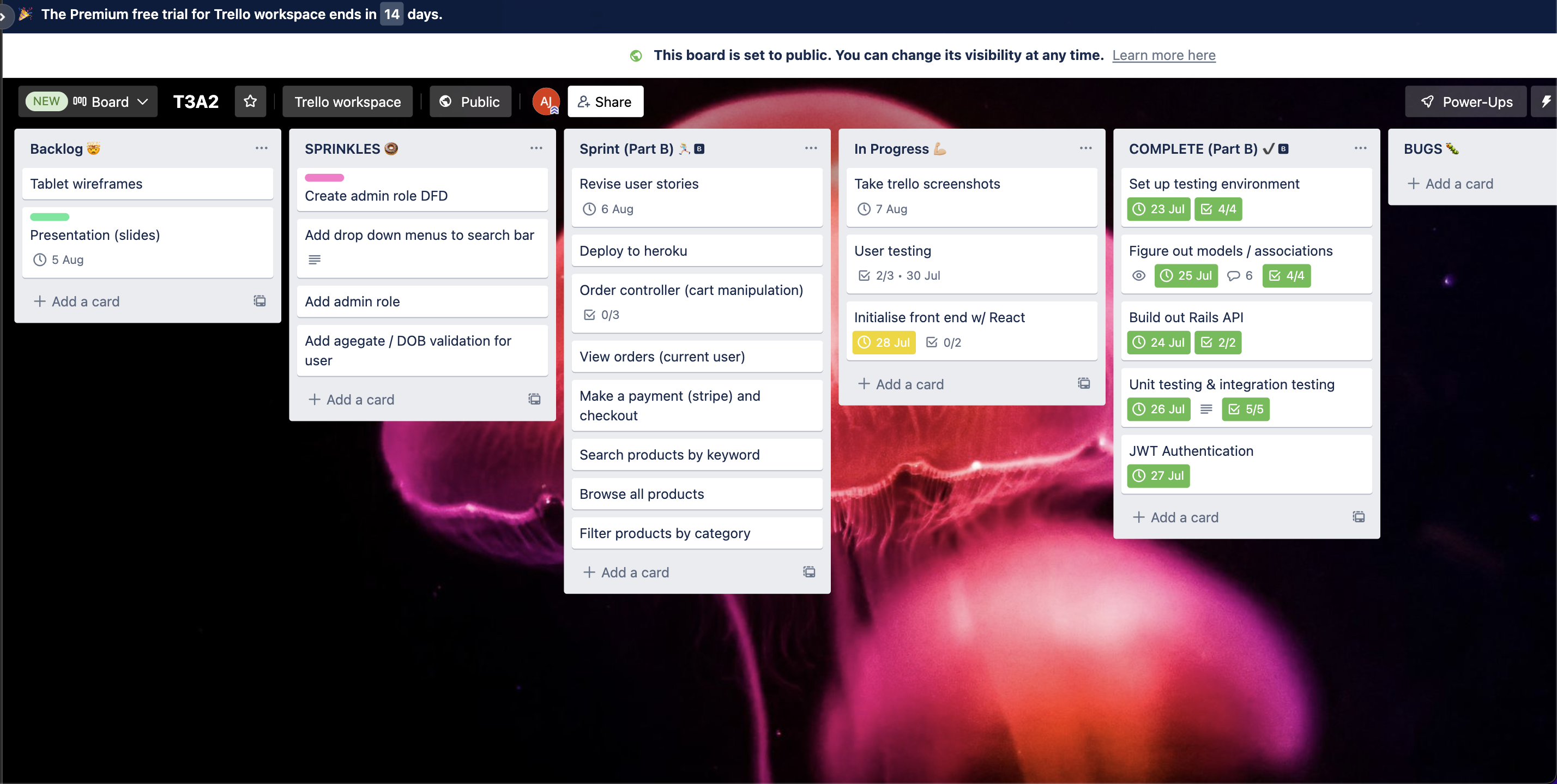 Trello screenshot 21