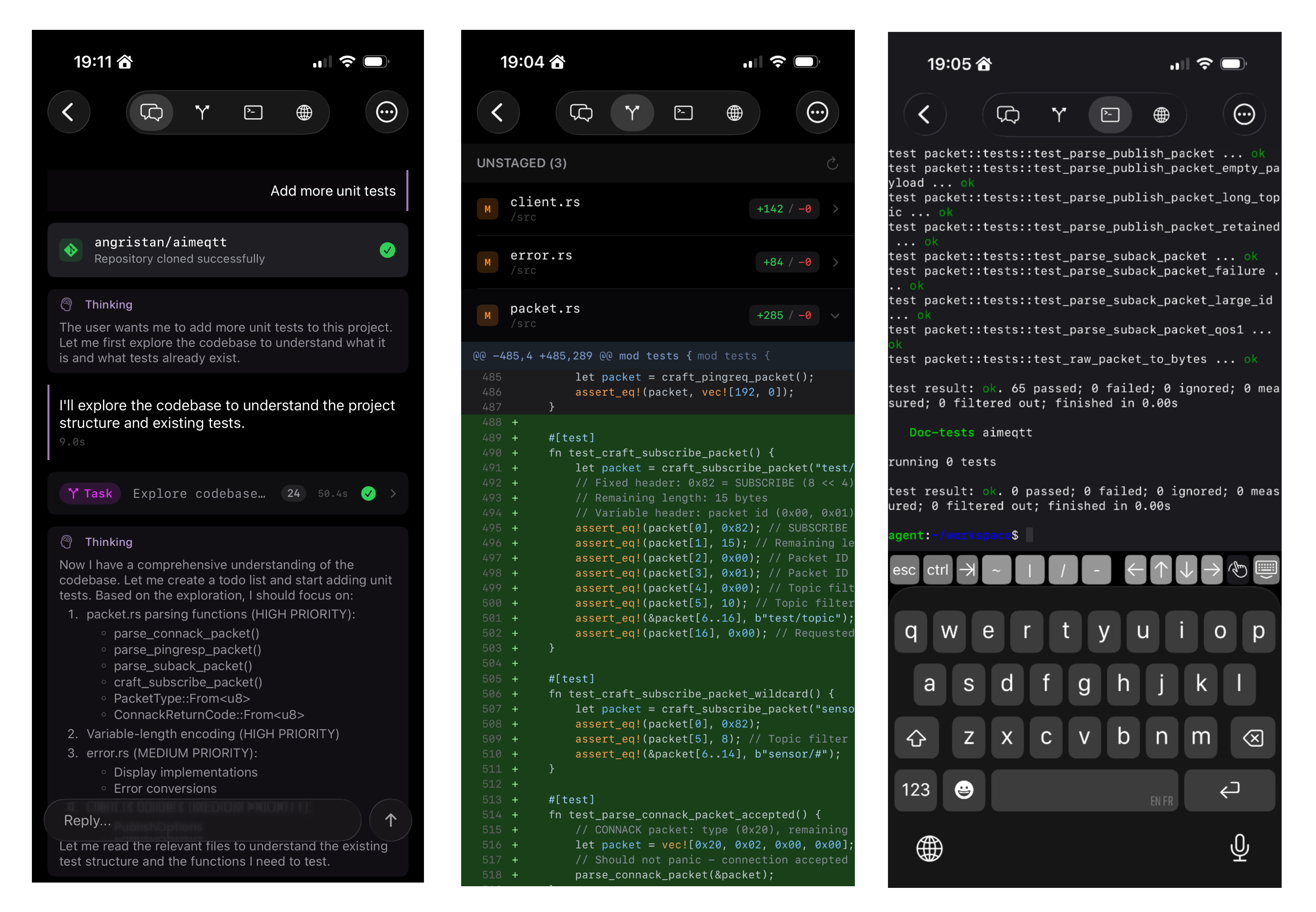 Netclode iOS App