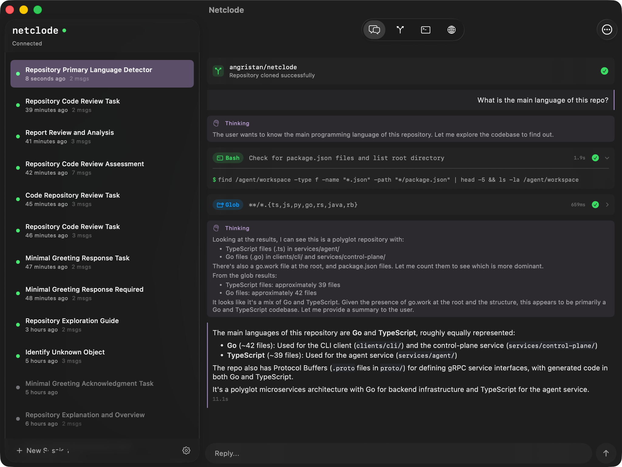 Netclode macOS App