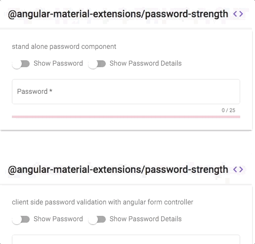 @angular-material-extensions/password-strength demonstration