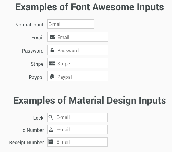 au-input examples