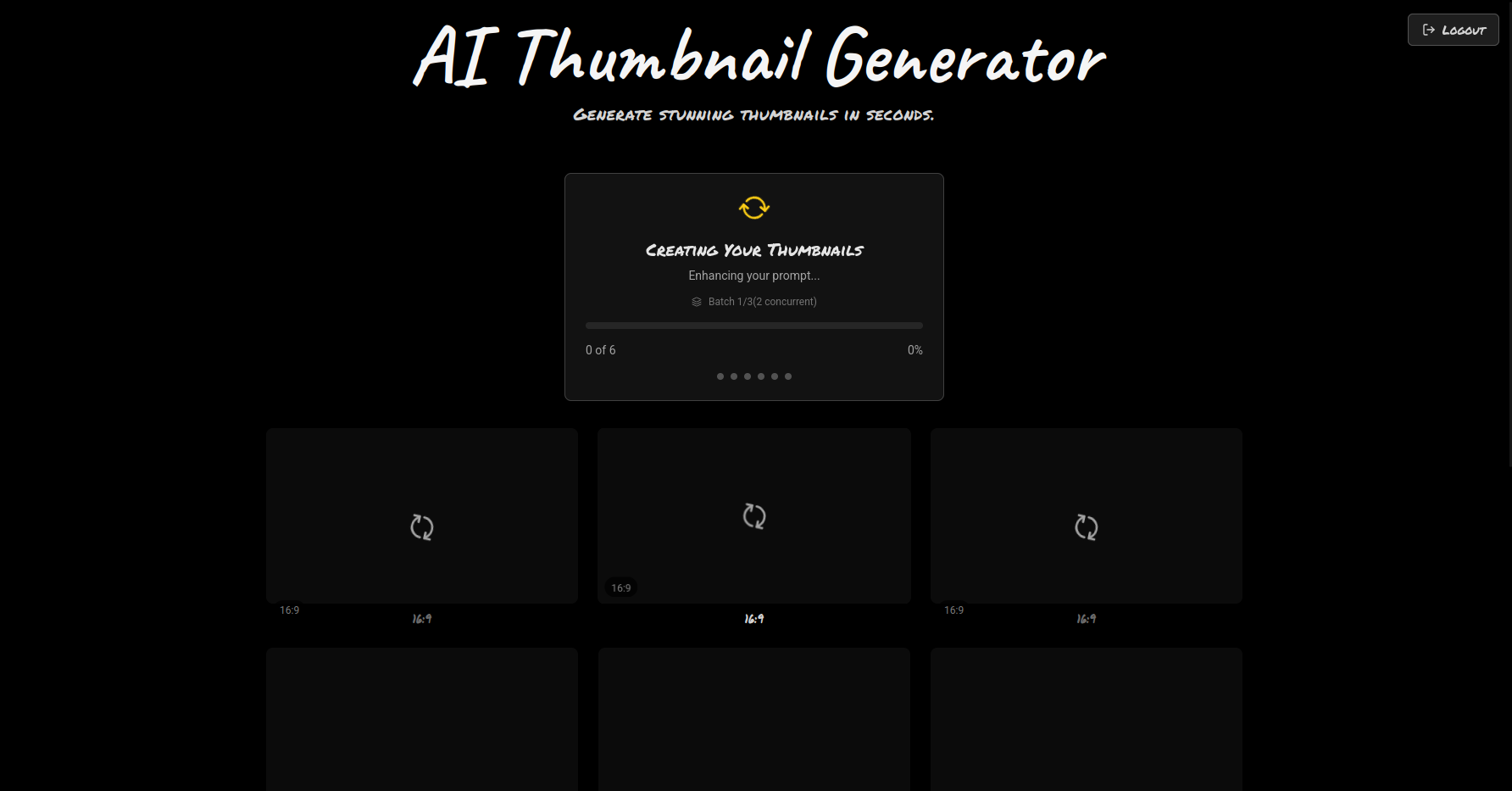 Generated Thumbnails