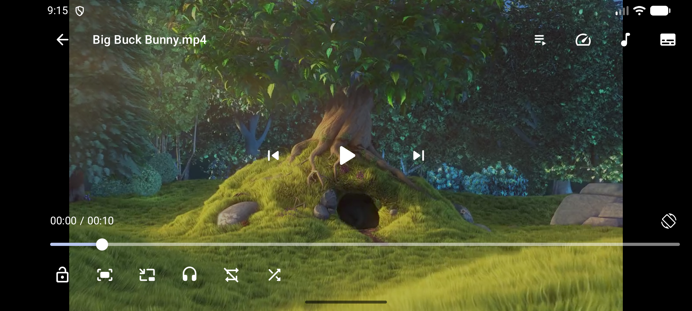 Phone player controls