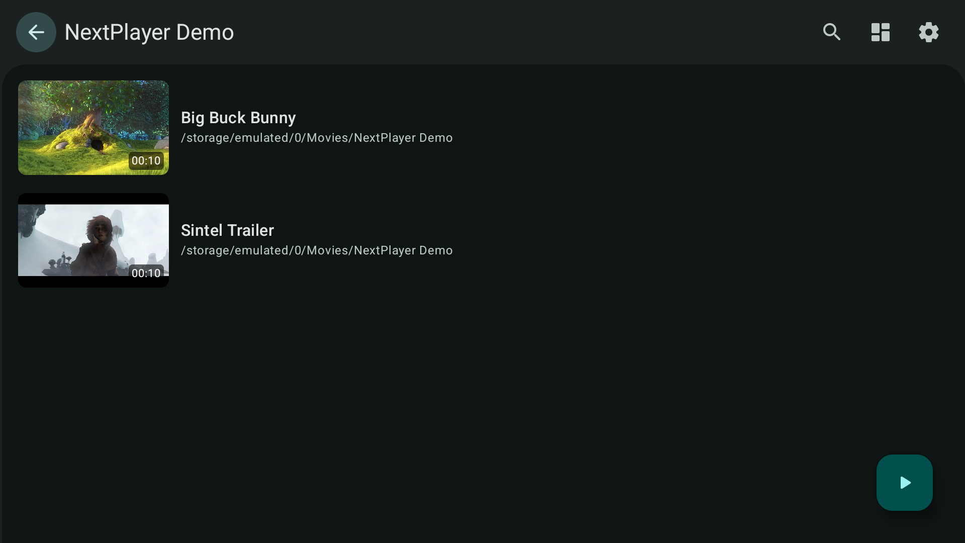 TV demo folder videos