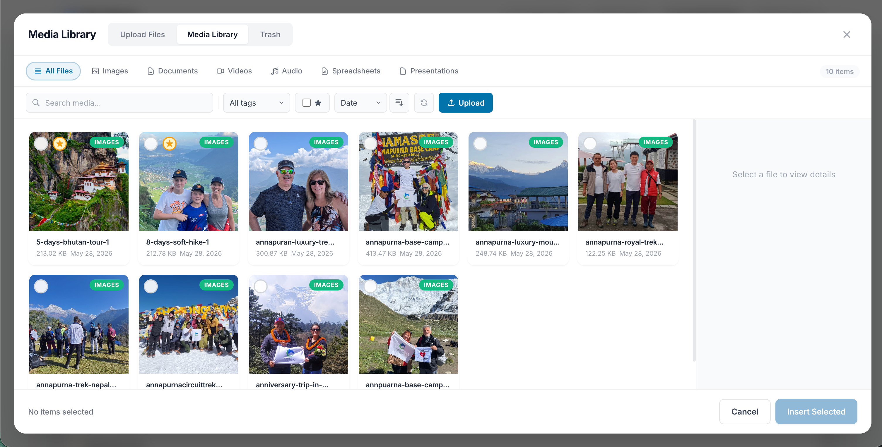 File Picker screenshot