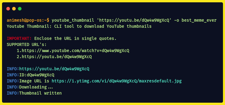 GitHub - animesh-chouhan/_thumbnail: CLI tool to download