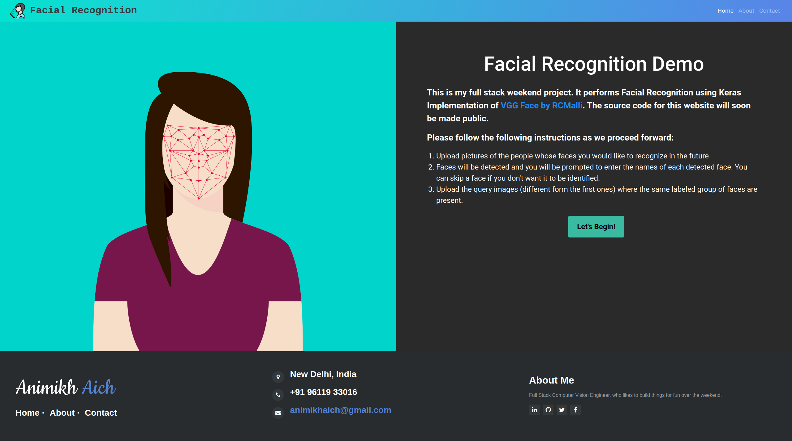 Face Recognition Dashboard