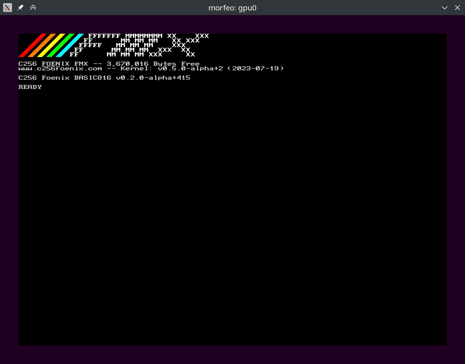 running system