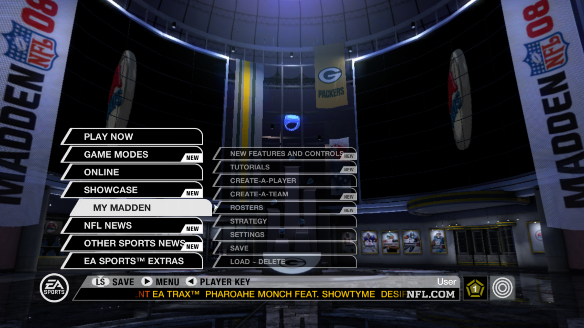 Main menu
