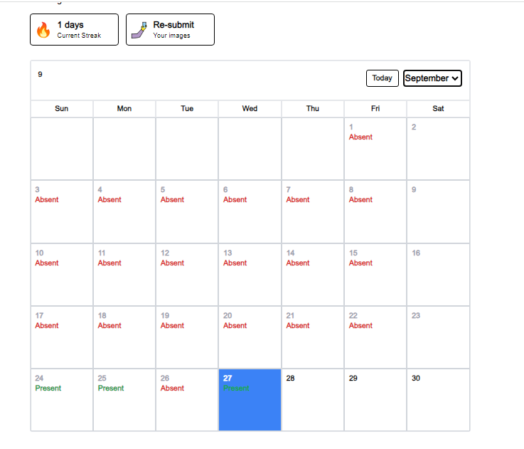 Student Calendar