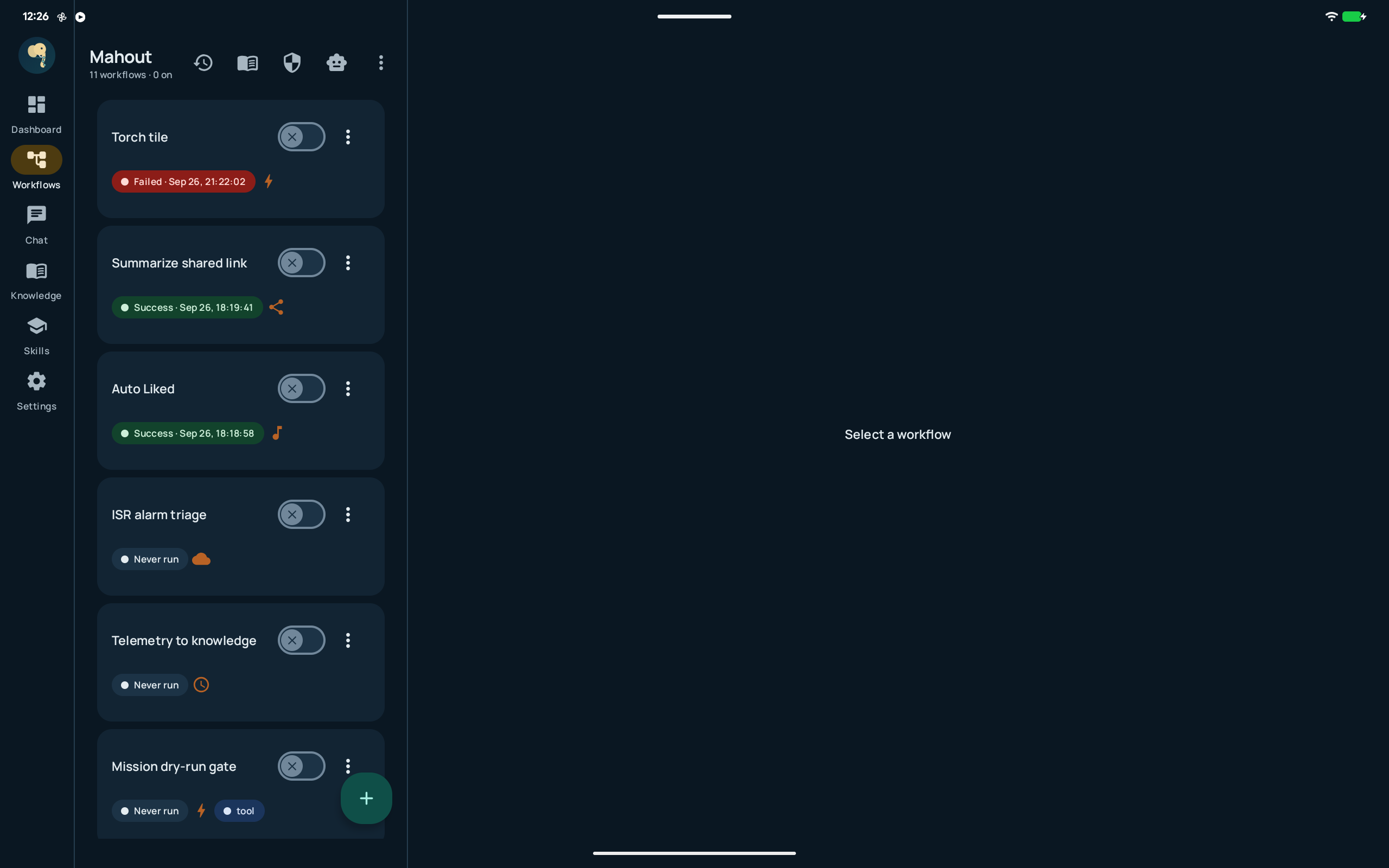 Workflows