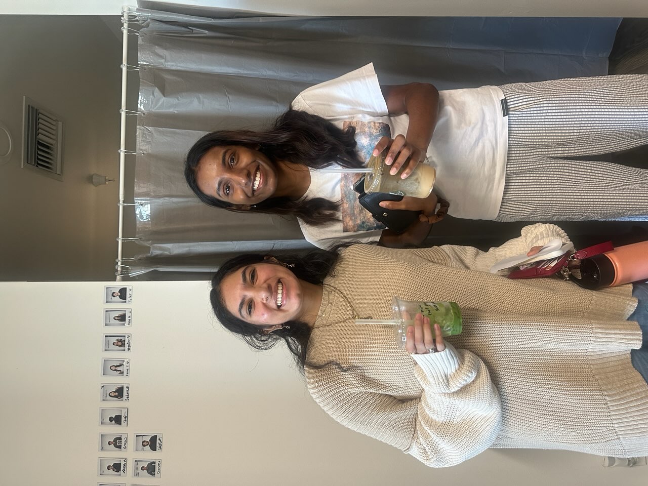 Matcha art in a café