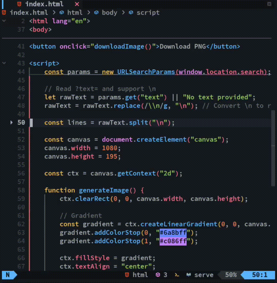 ankushbhagats/liveserver.nvim thumbnail