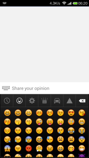 android keyboard without emoji