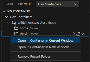 Open in Container in Current Window