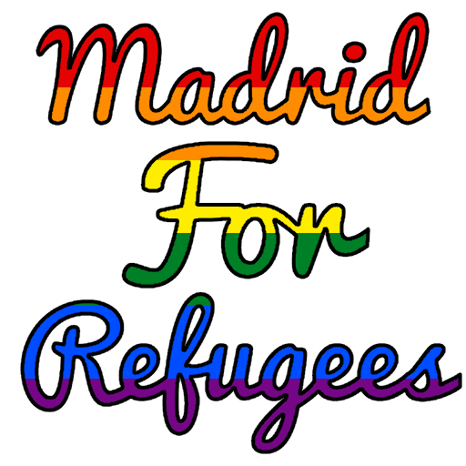 Logotype of Madrid For Refugees