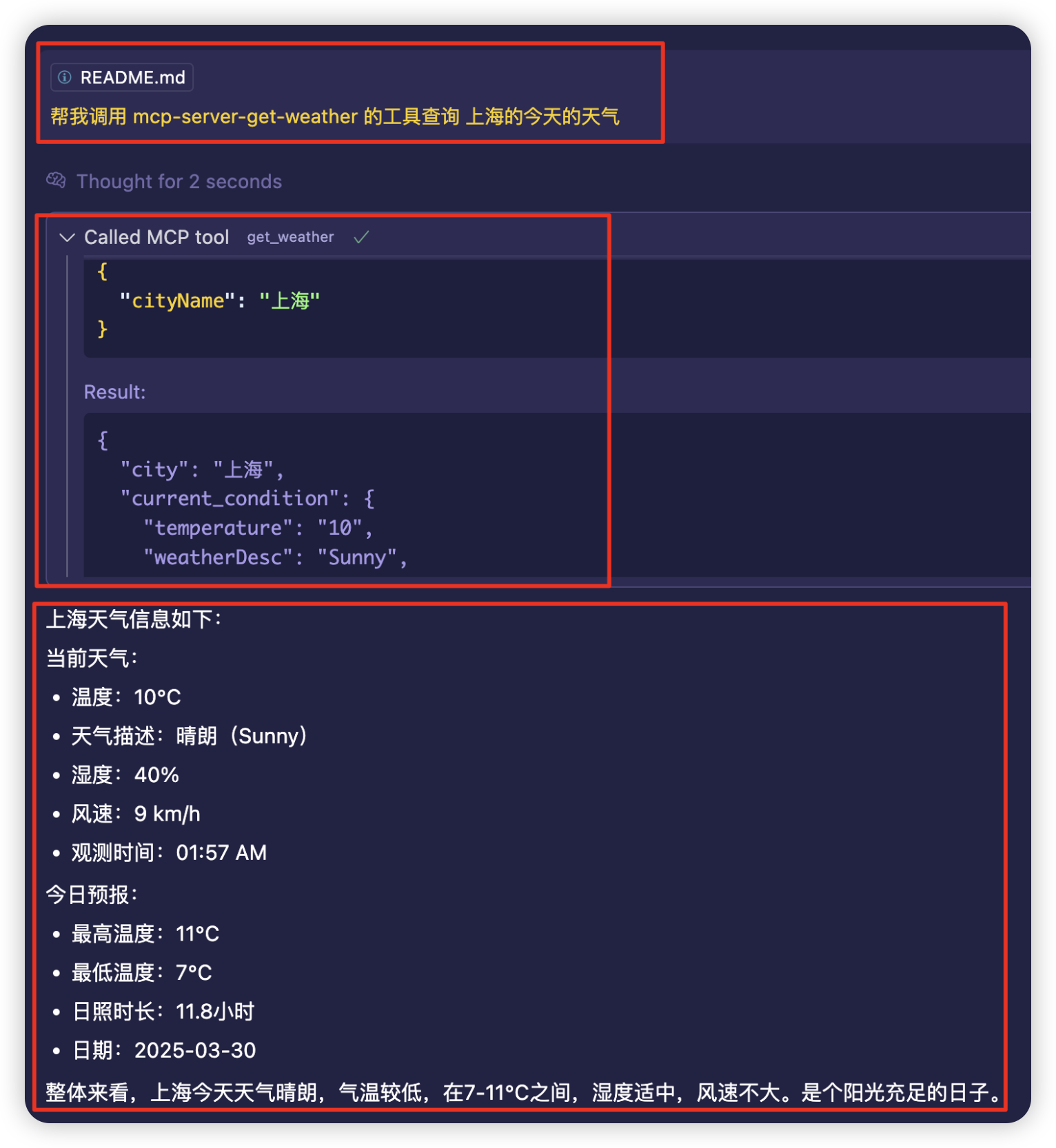 MCP Usage
