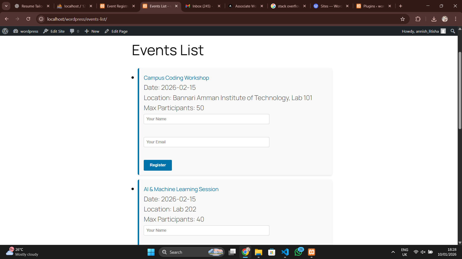 Registration Form