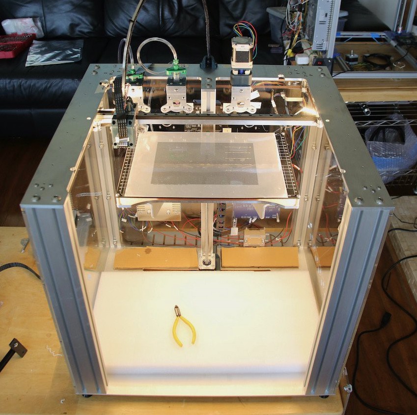 E3D toolchanger with printed UV material