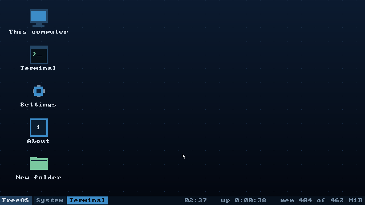 The desktop