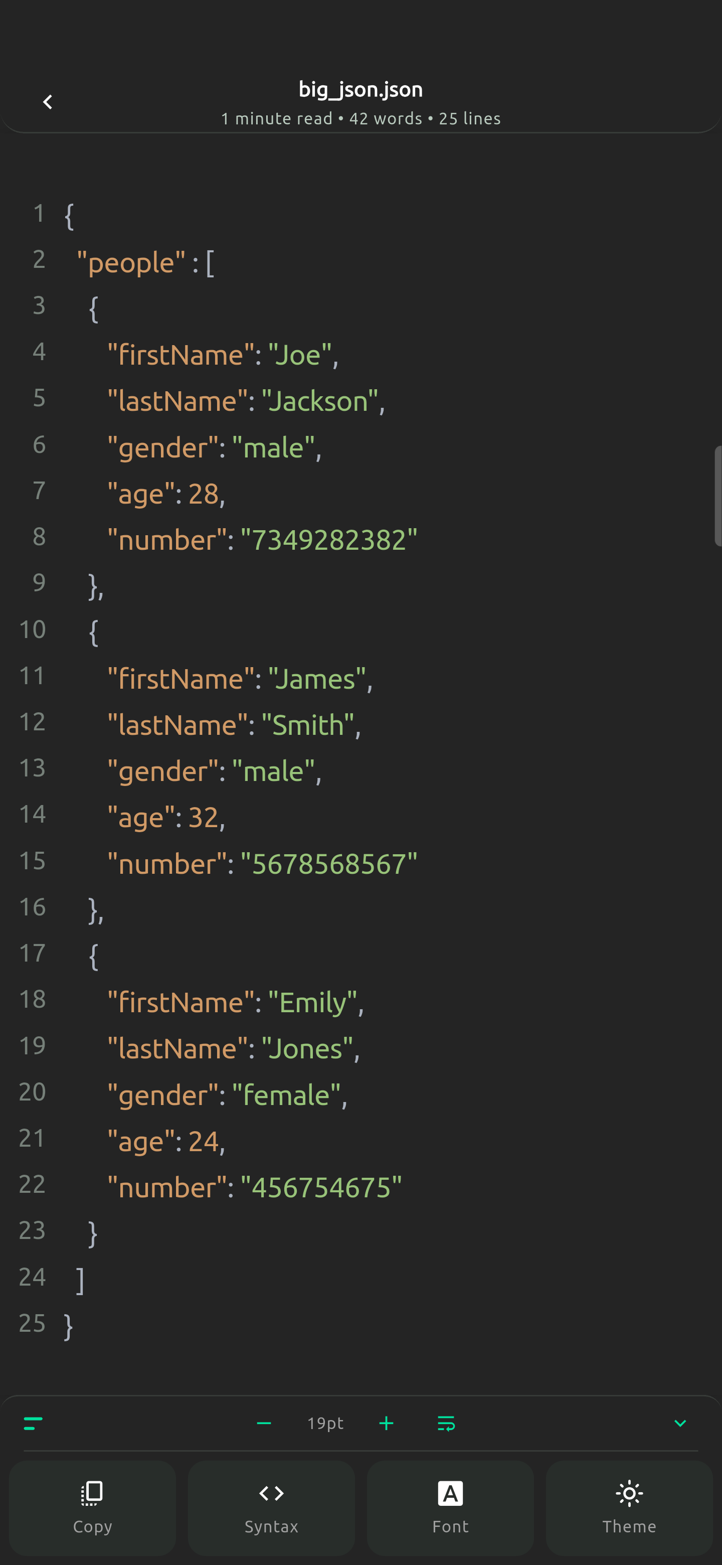 JSON