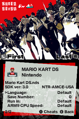 Per game settings