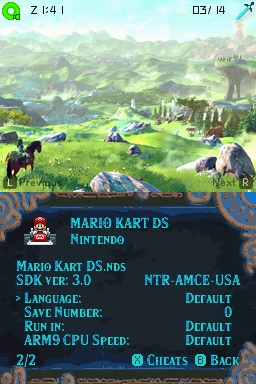 Per game settings