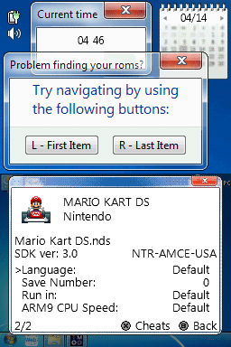 Per game settings