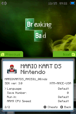 Per game settings